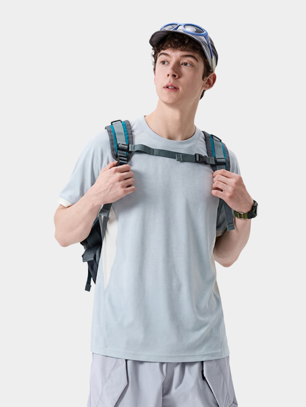 Fireclaw - Quick-Dry Colorblock Performance T-Shirt