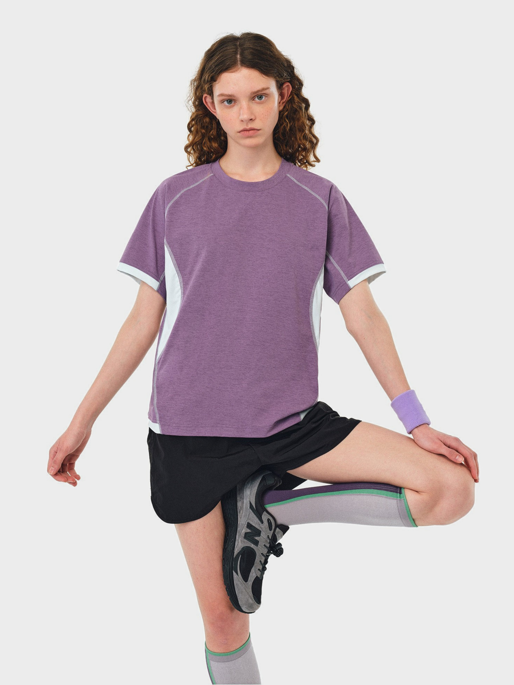 Fireclaw - Unisex Quick-Dry Colorblock Performance T-Shirt