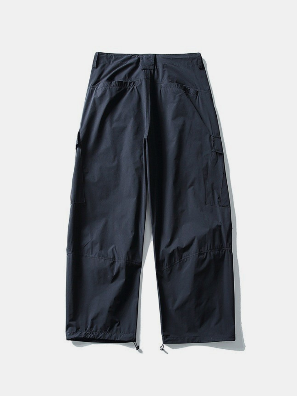 FoxSight - Unisex Lace-Up Layered Pink Curved Parachute Pants