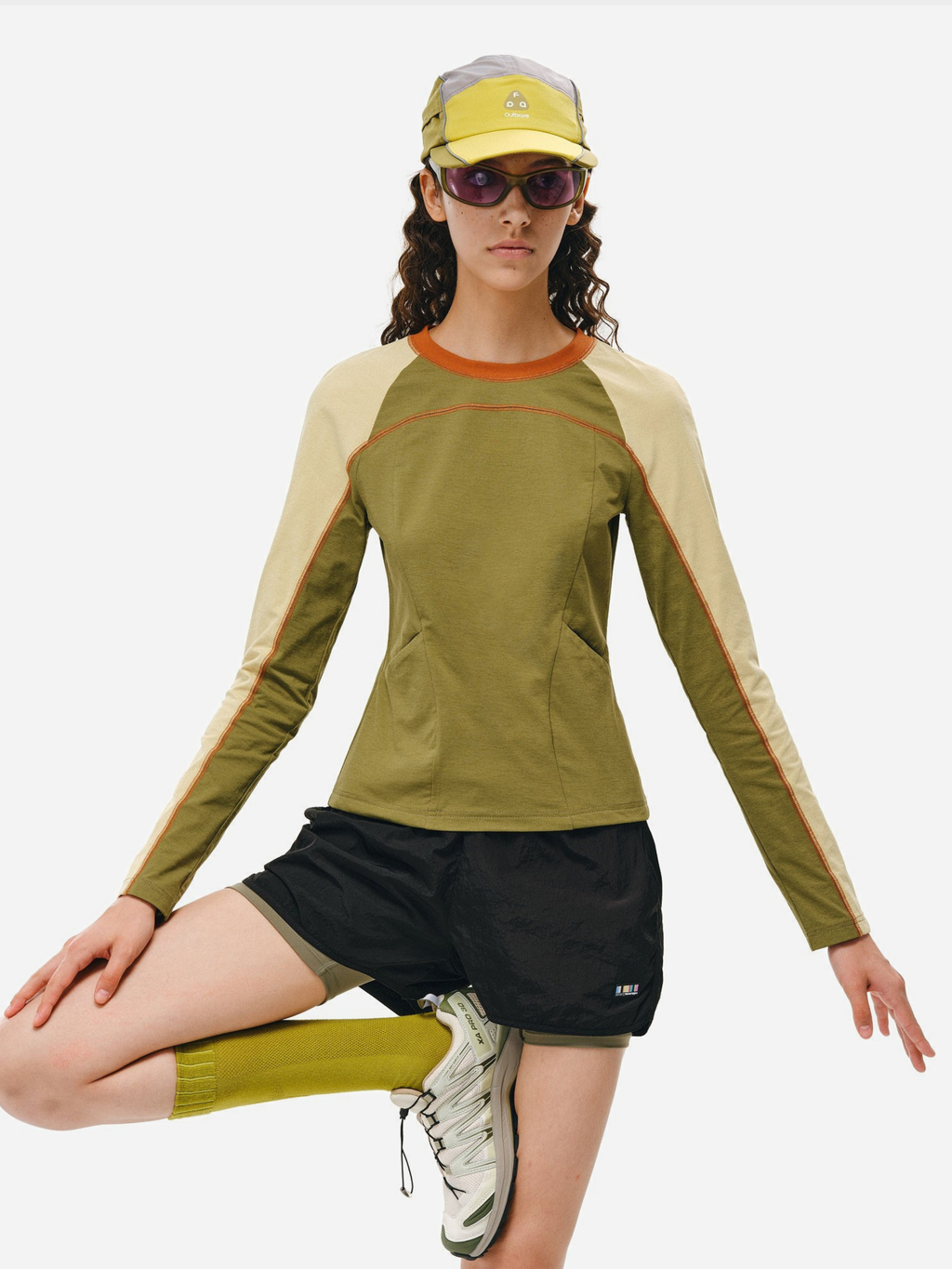 OwlPerch - Women's Color-Block Quick-Dry Long Sleeve T-Shirt