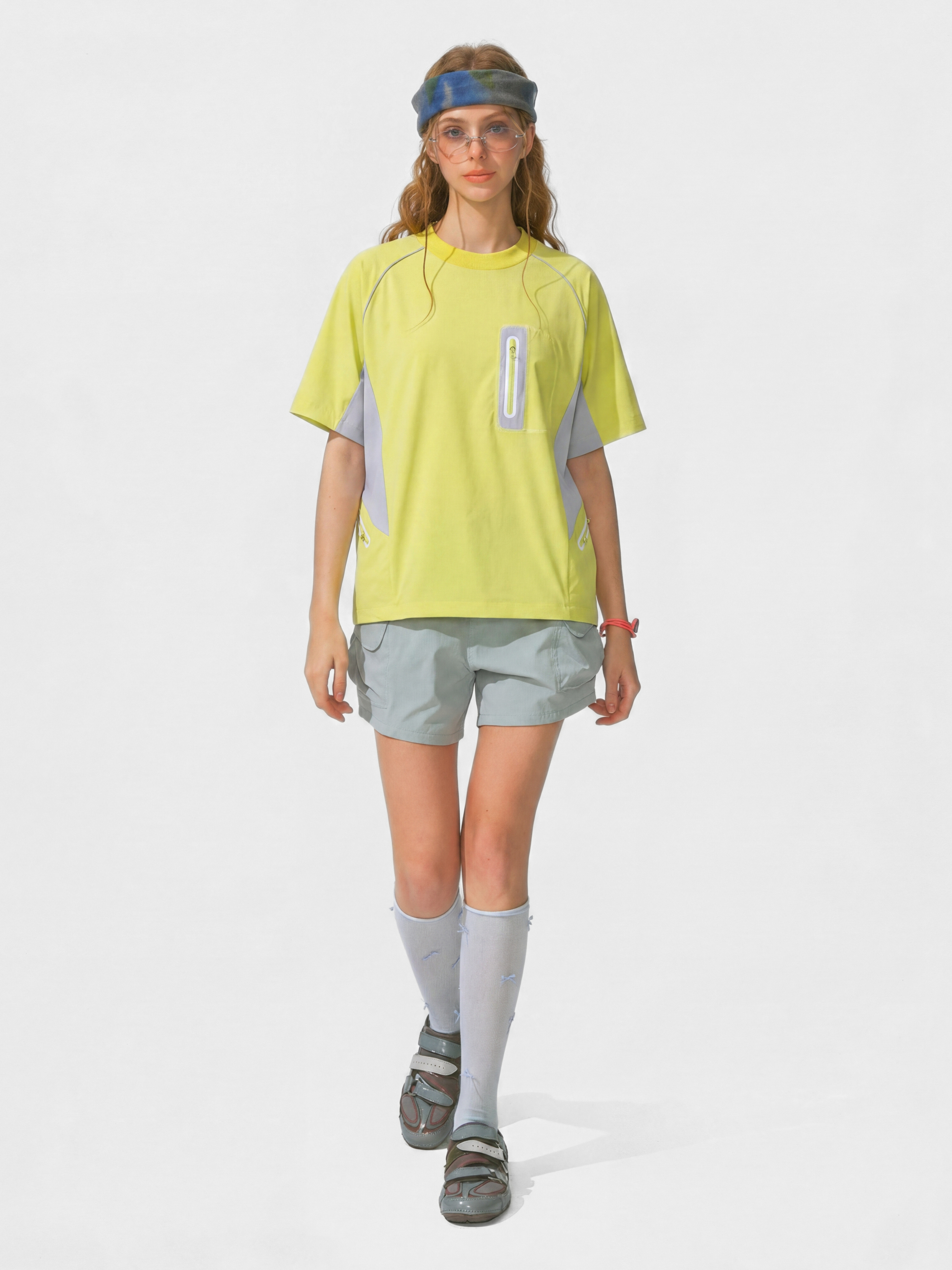 LightFlare - Colorblock Mesh Breathable Quick-Dry T-Shirt