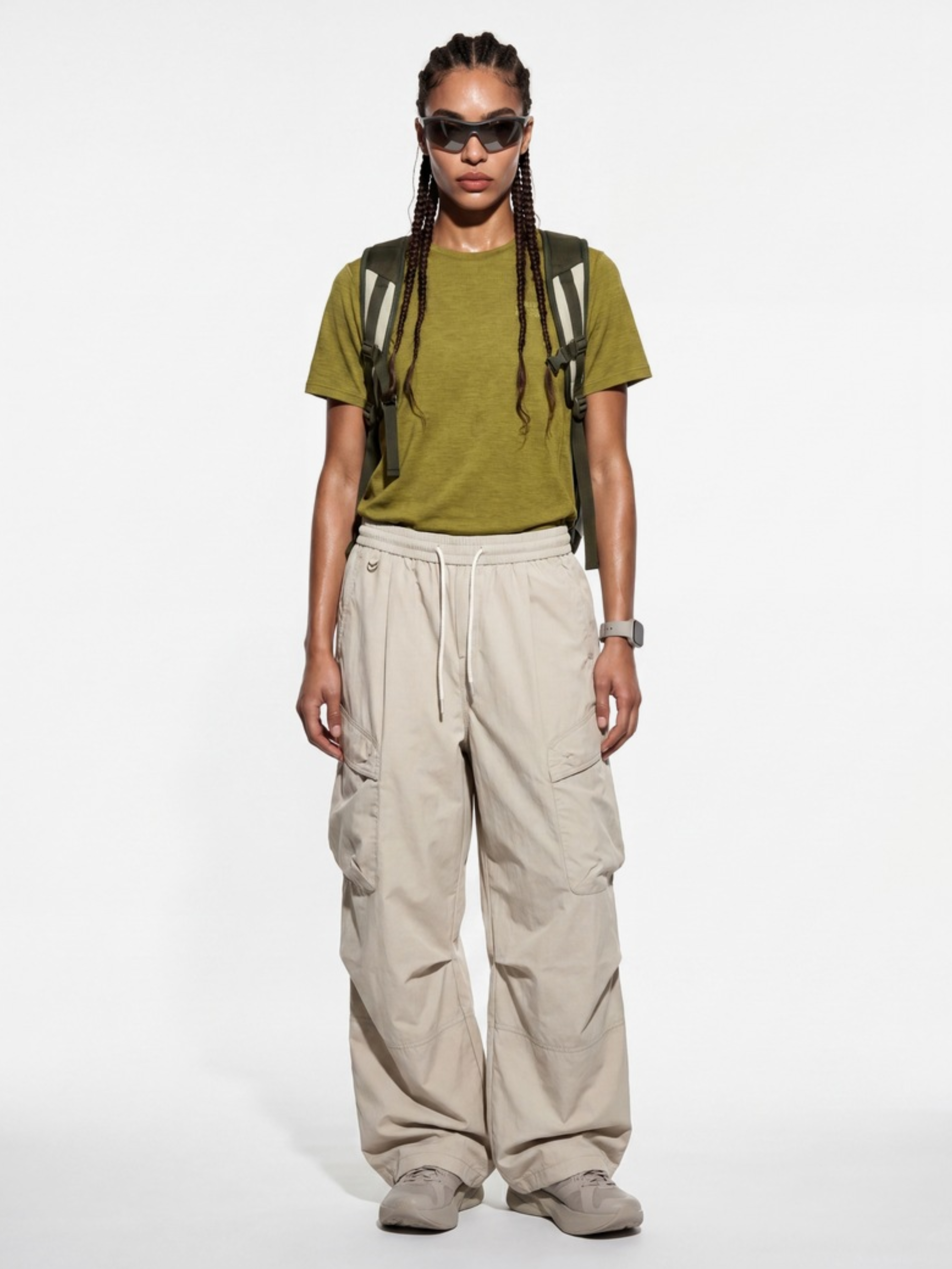 Treeline - Large Pocket Quick-Dry Curved-Leg Pants