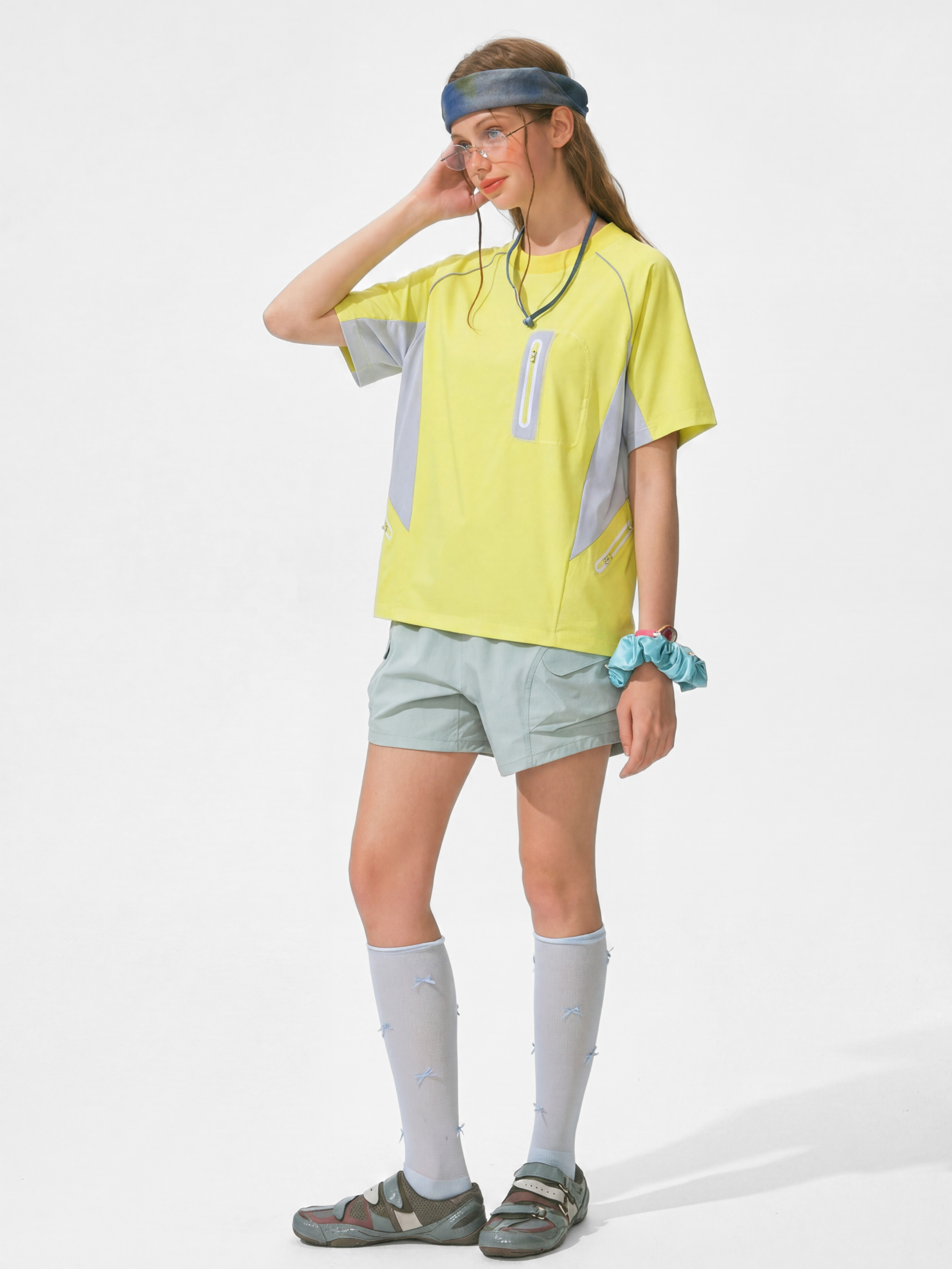 LightFlare - Unisex Colorblock Mesh Breathable Quick-Dry T-Shirt