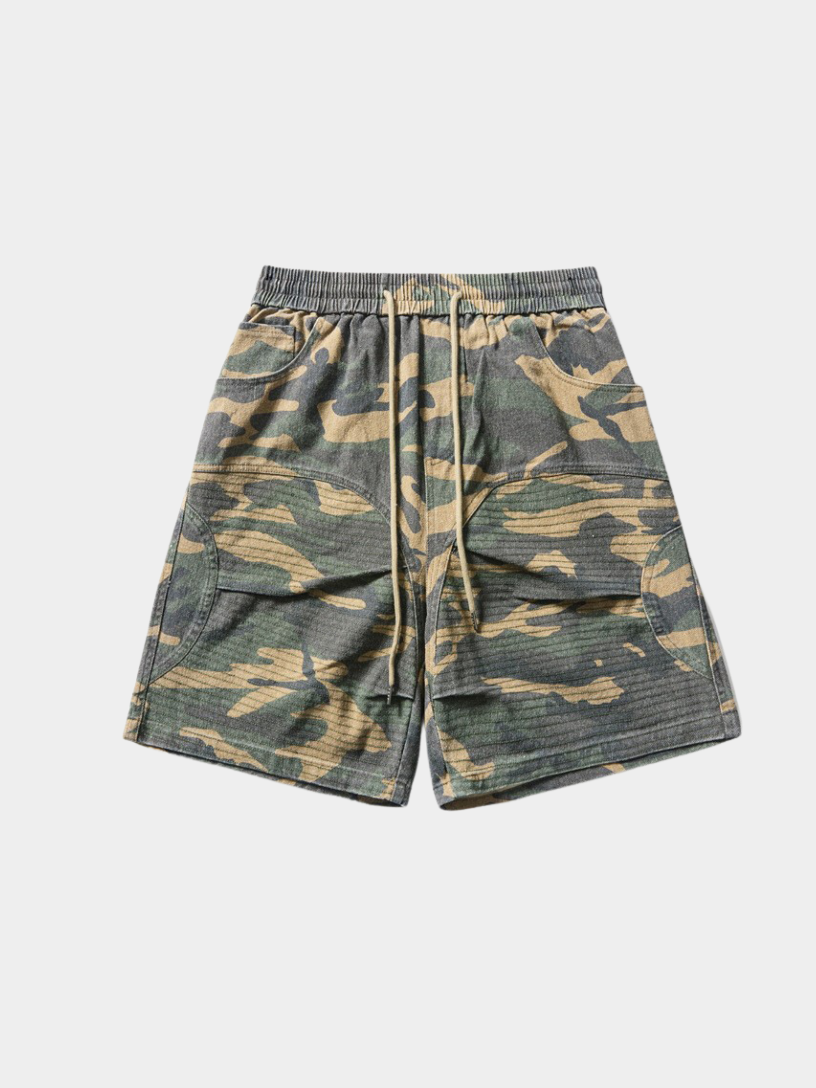 FoxCreek - Women's Washed Camo Cargo Shorts