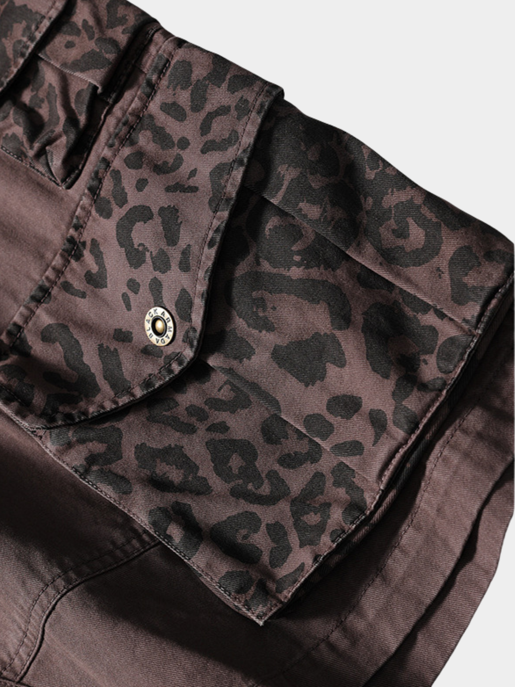CampStick - Unisex Washed Solid Utility Cropped Pants