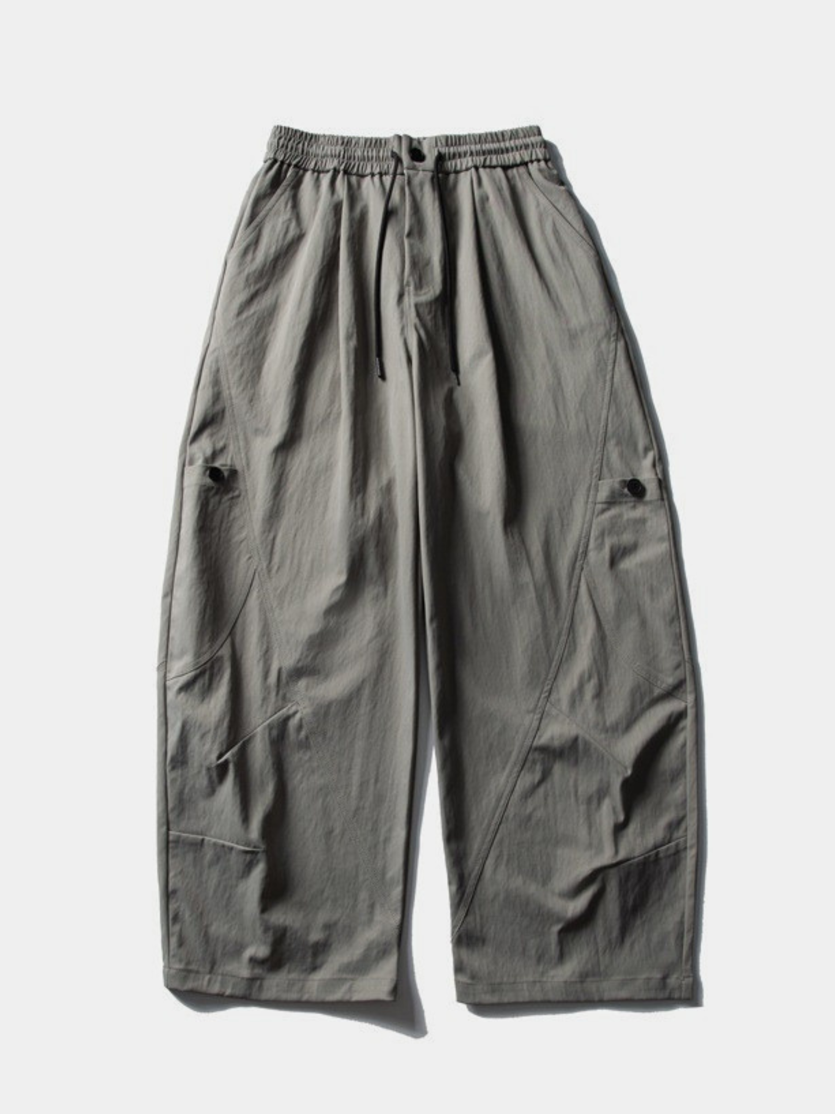 OwlWing - Men's Durable Curved Wide-Leg Cargo Pants