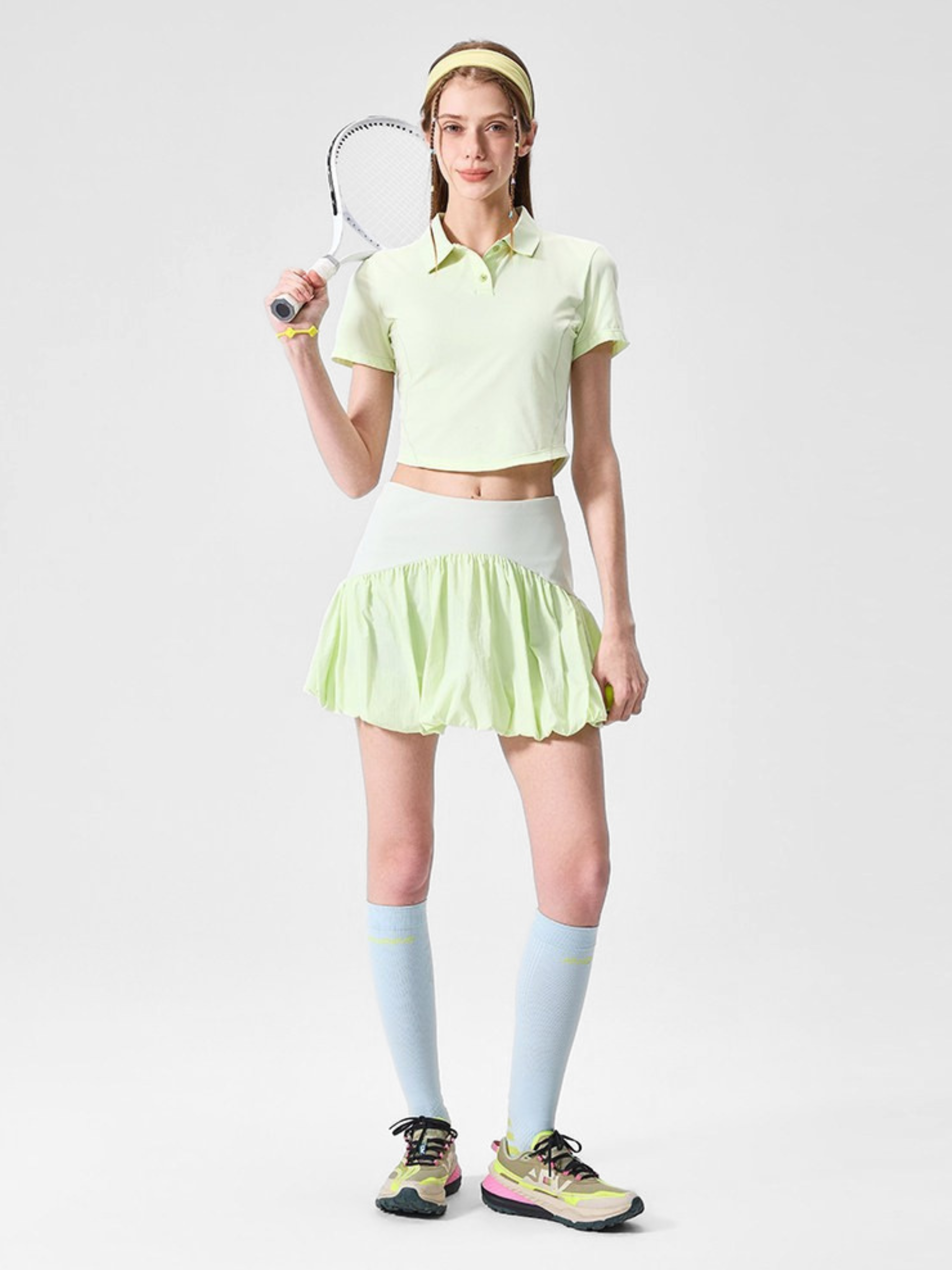 FoldFlat - Women's Lightweight 2-in-1 High-Waist Safety Skirt