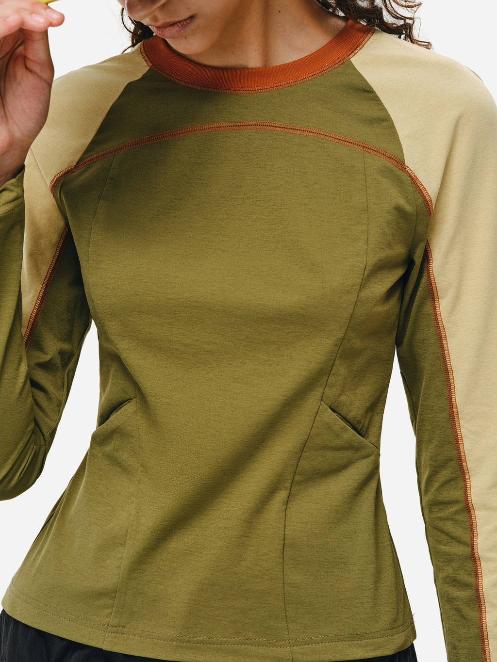 OwlPerch - Women's Color-Block Quick-Dry Long Sleeve T-Shirt