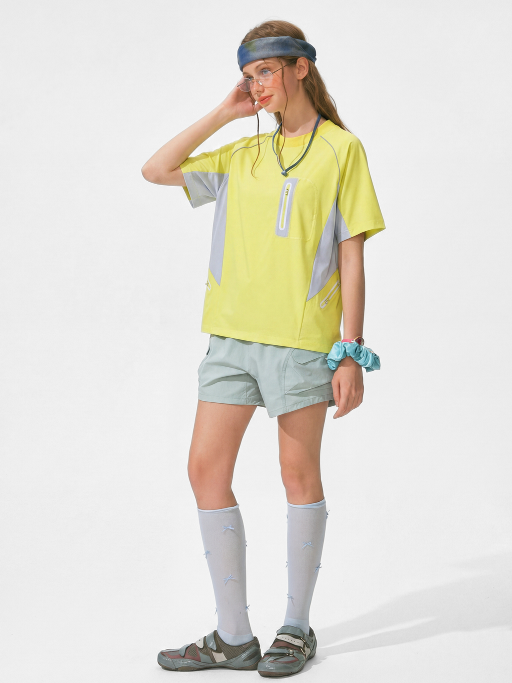 LightFlare - Colorblock Mesh Breathable Quick-Dry T-Shirt