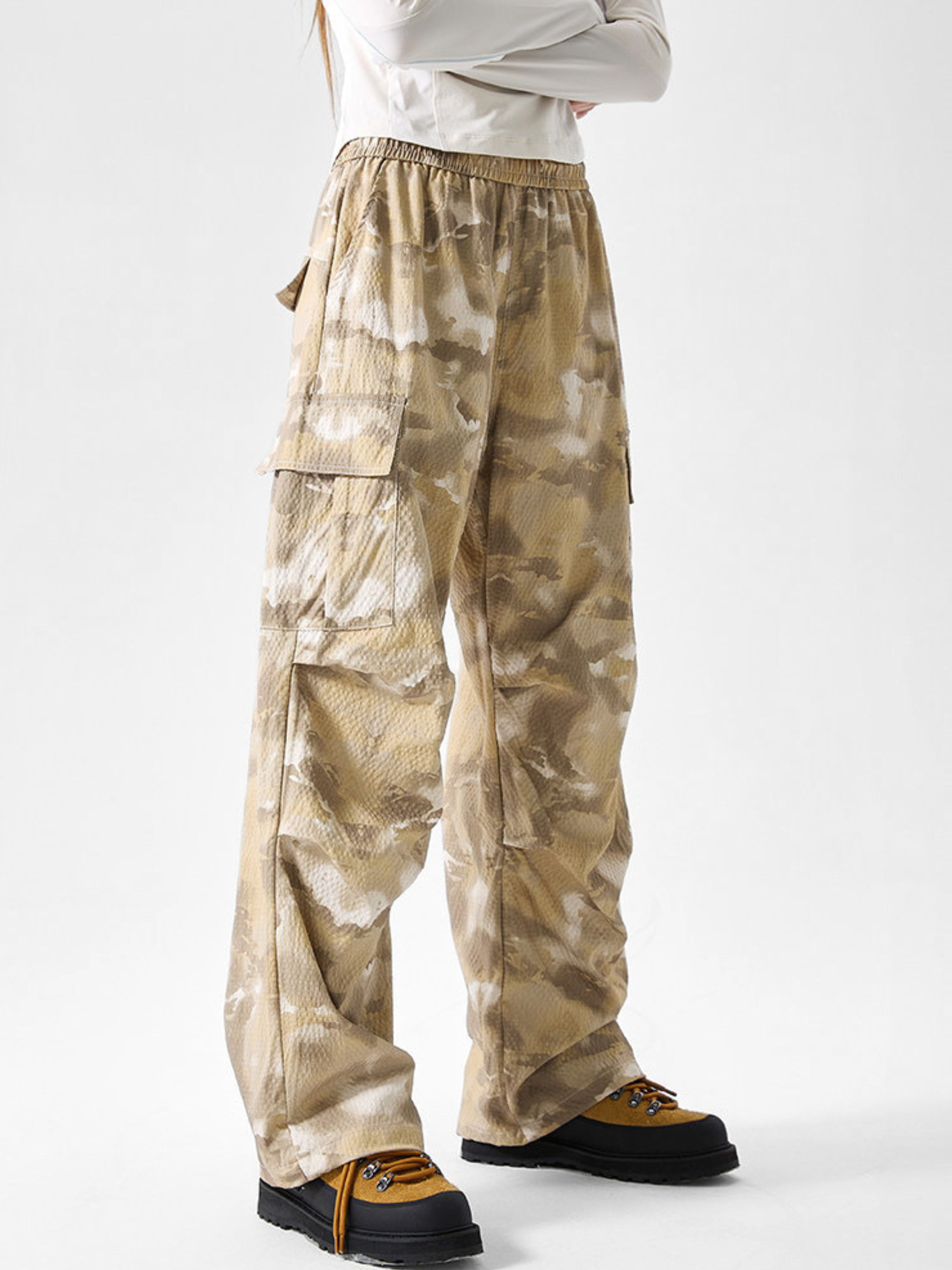 OwlCliff - Triple-Protection Water-Repellent Camo Cargo Pants