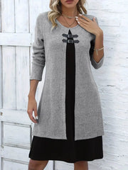 Women's Elegance Long Sleeve Dress