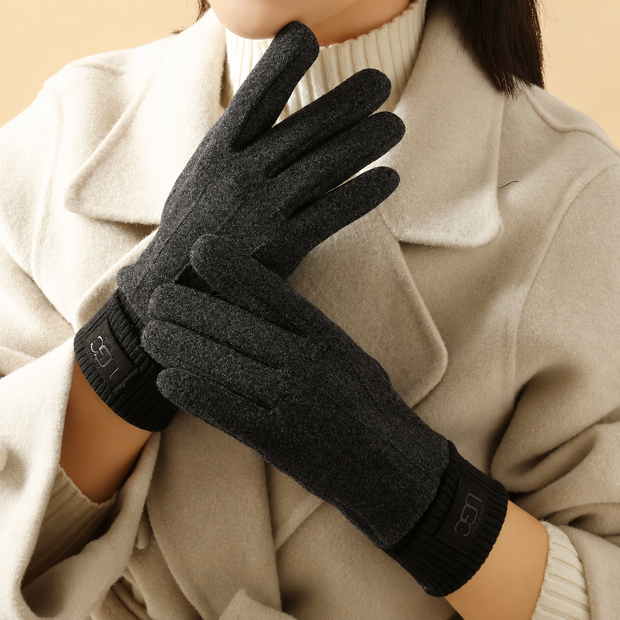 Thick Windproof Touchscreen Winter Gloves for Adults – Cycling & Outdoor Sports