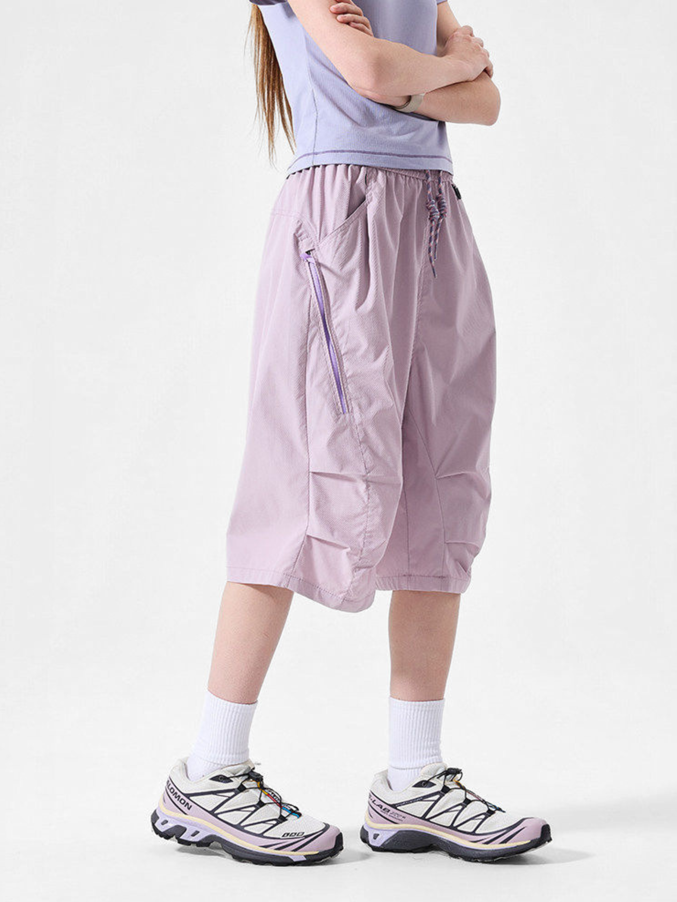 DewDash - Unisex Water-Repellent Wrinkle Utility Shell Shorts