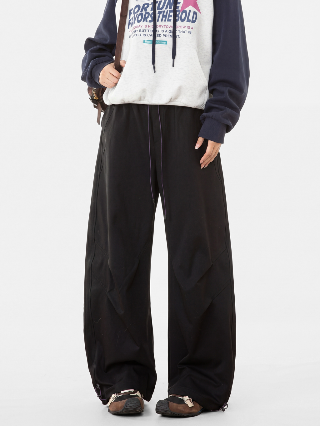 FlintPeak - Ruched Drawstring Utility Pants