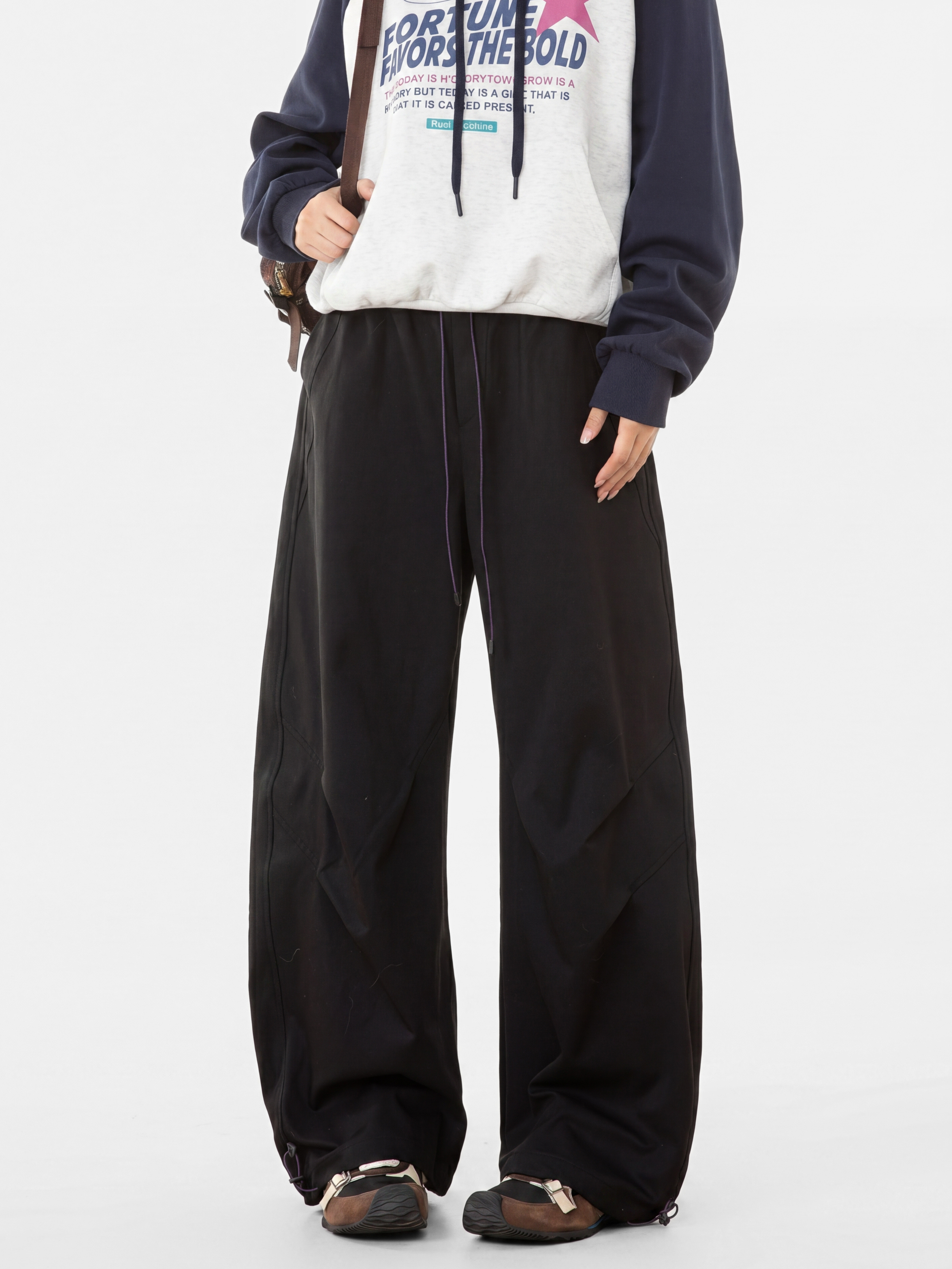 FlintPeak - Ruched Drawstring Utility Pants