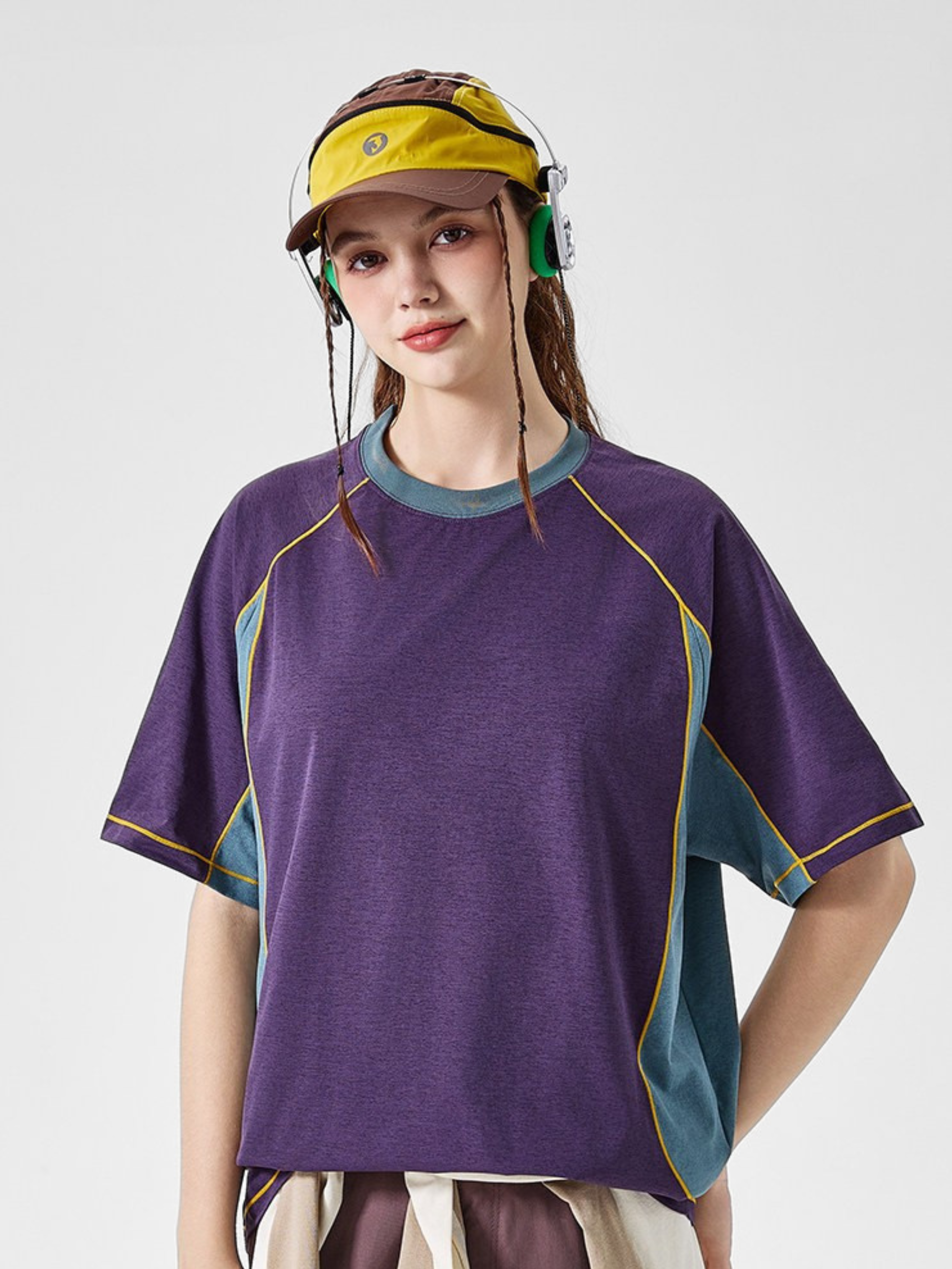 LightStep - Lightweight Quick-Dry Colorblock Performance T-Shirt