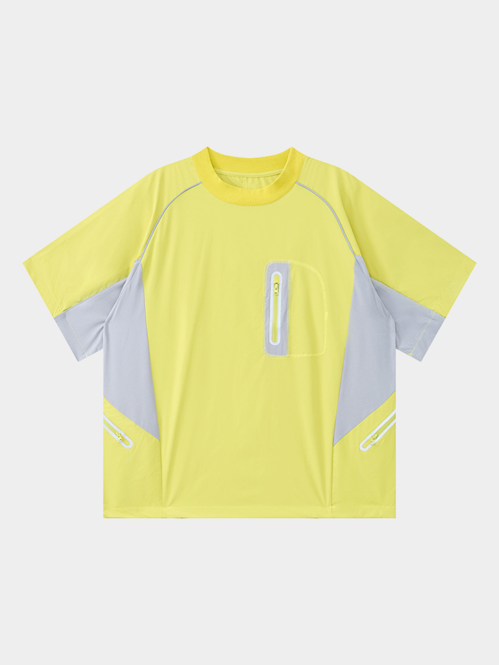 LightFlare - Unisex Colorblock Mesh Breathable Quick-Dry T-Shirt