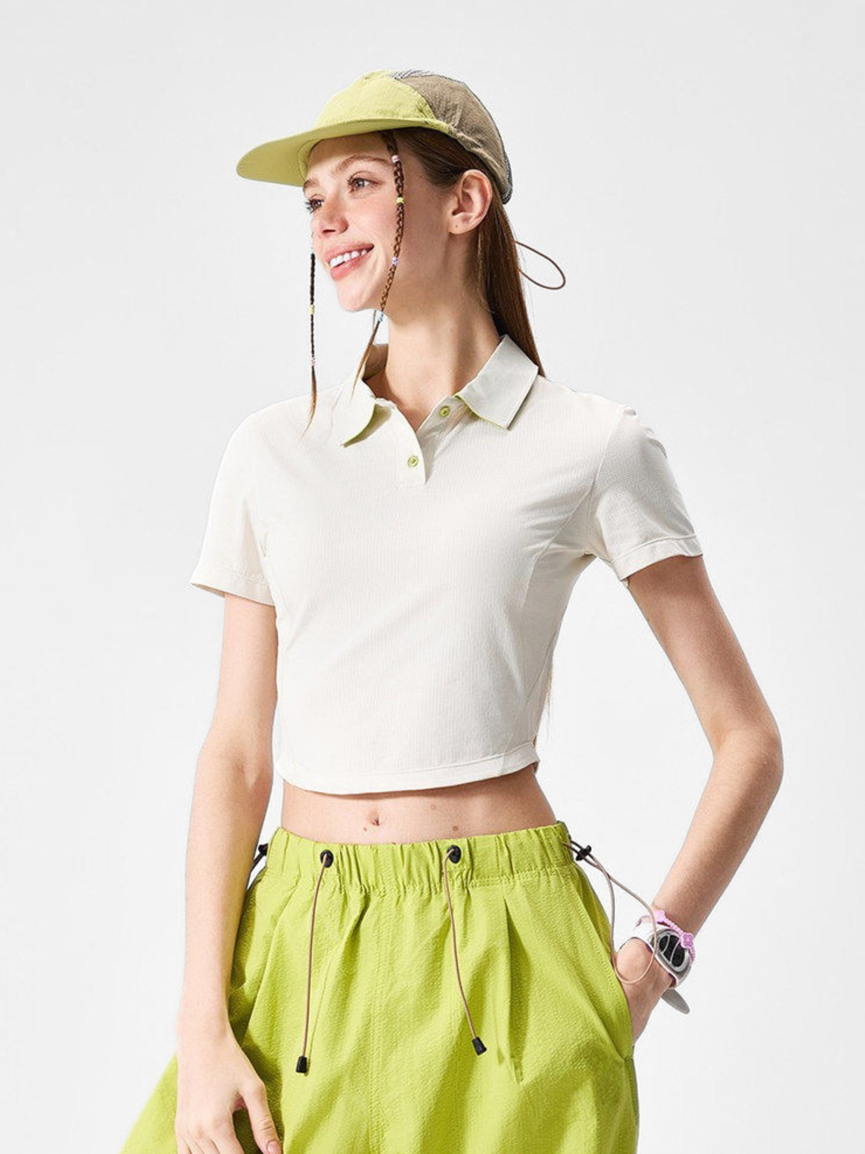 SunBlock - Women's UPF100+ Quick-Dry Slim Fit Polo T-Shirt