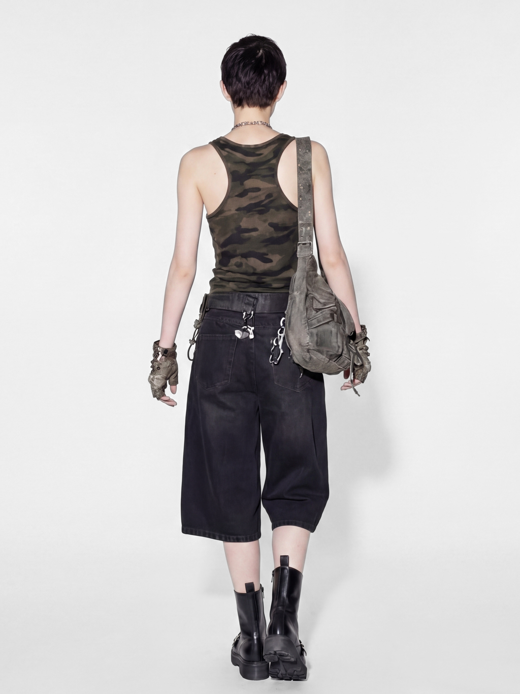 FoxTank - Women's Studded Camo Tank Top