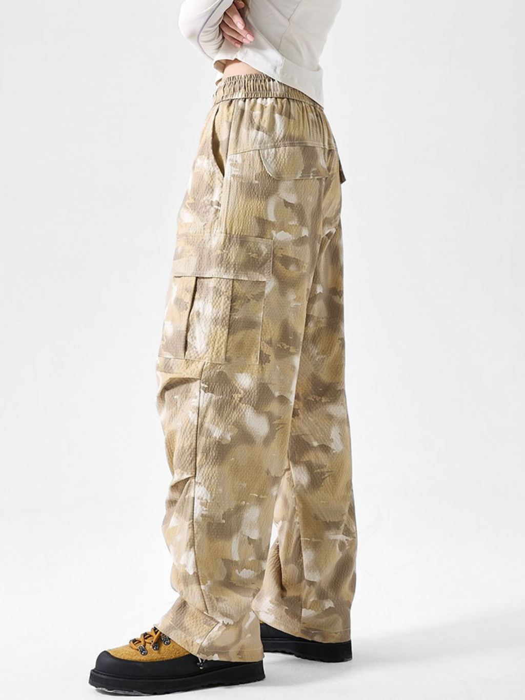 OwlCliff - Unisex Triple-Protection Water-Repellent Camo Cargo Pants