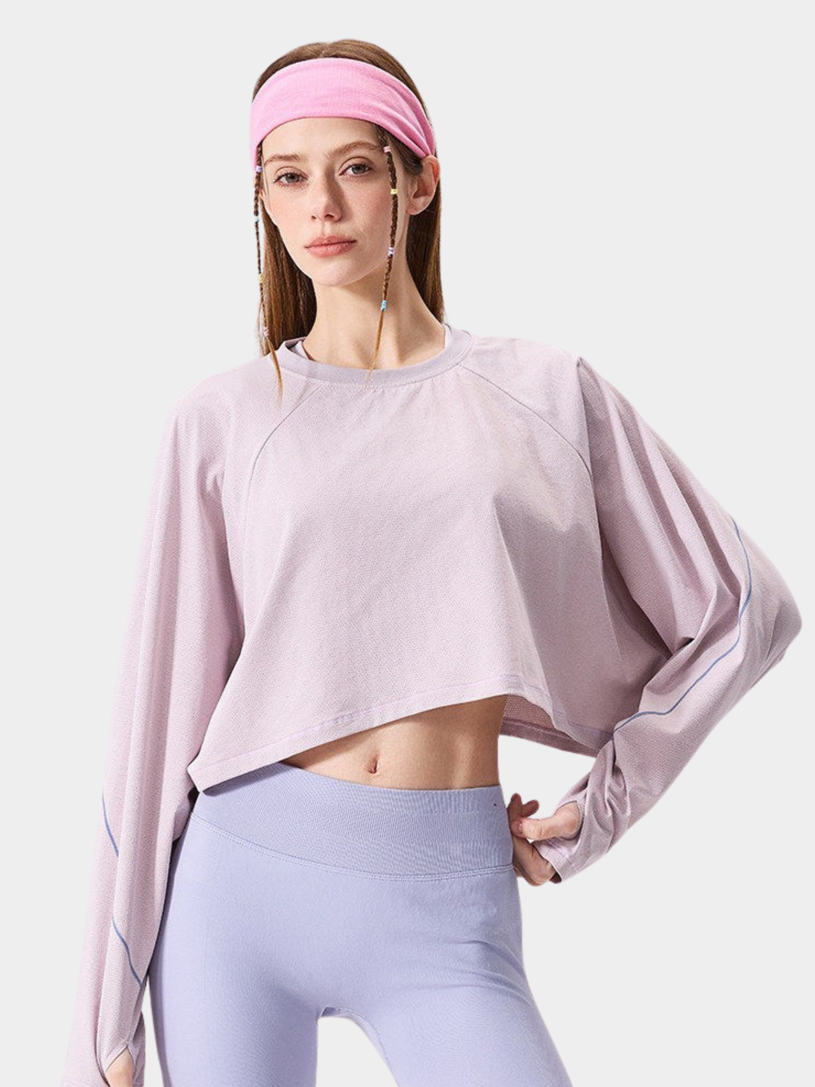 Crossland - Women's Lightweight Breathable Quick-Dry Cropped Long Sleeve