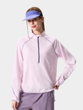 Snappy - Moisture-Wicking Quick-Dry Half-Zip Long Sleeve T-Shirt