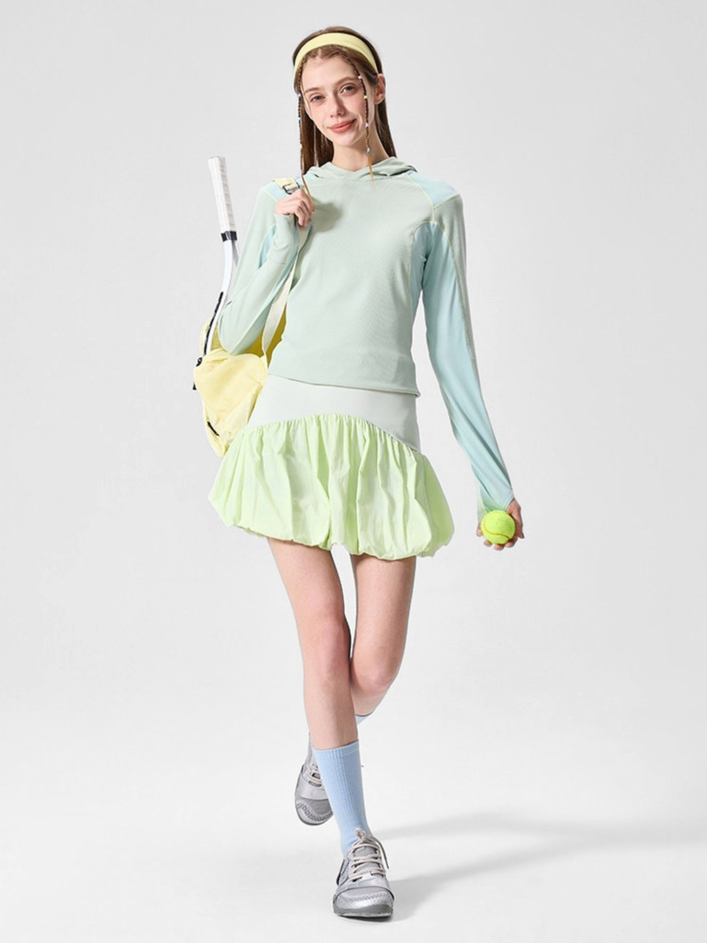FoldFlat - Women's Lightweight 2-in-1 High-Waist Safety Skirt