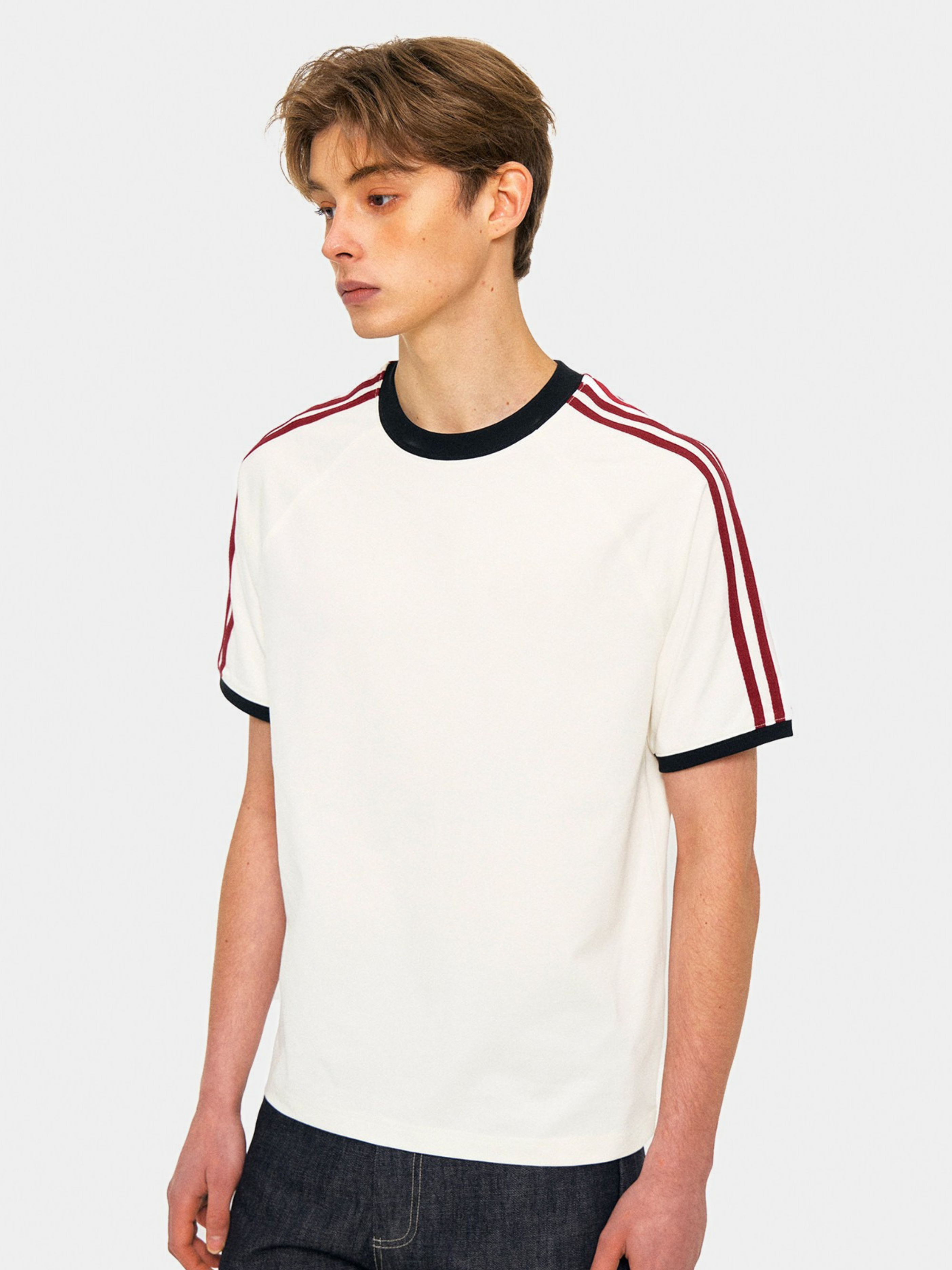 Dusttrail - Colorblock Cooling Striped Quick-Dry T-Shirt
