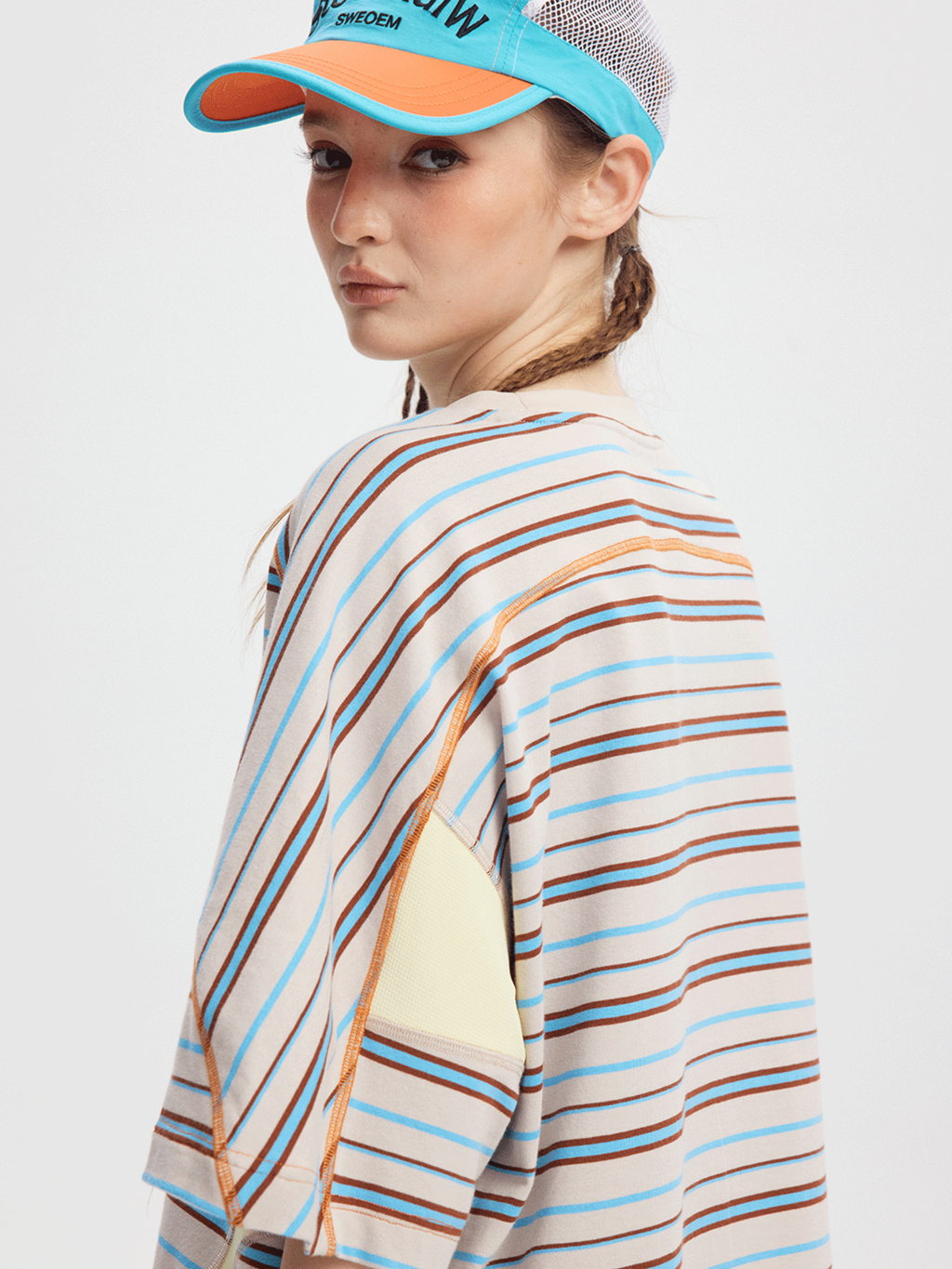 Boost - Women's Contrast Stripe Short Sleeve T-Shirt