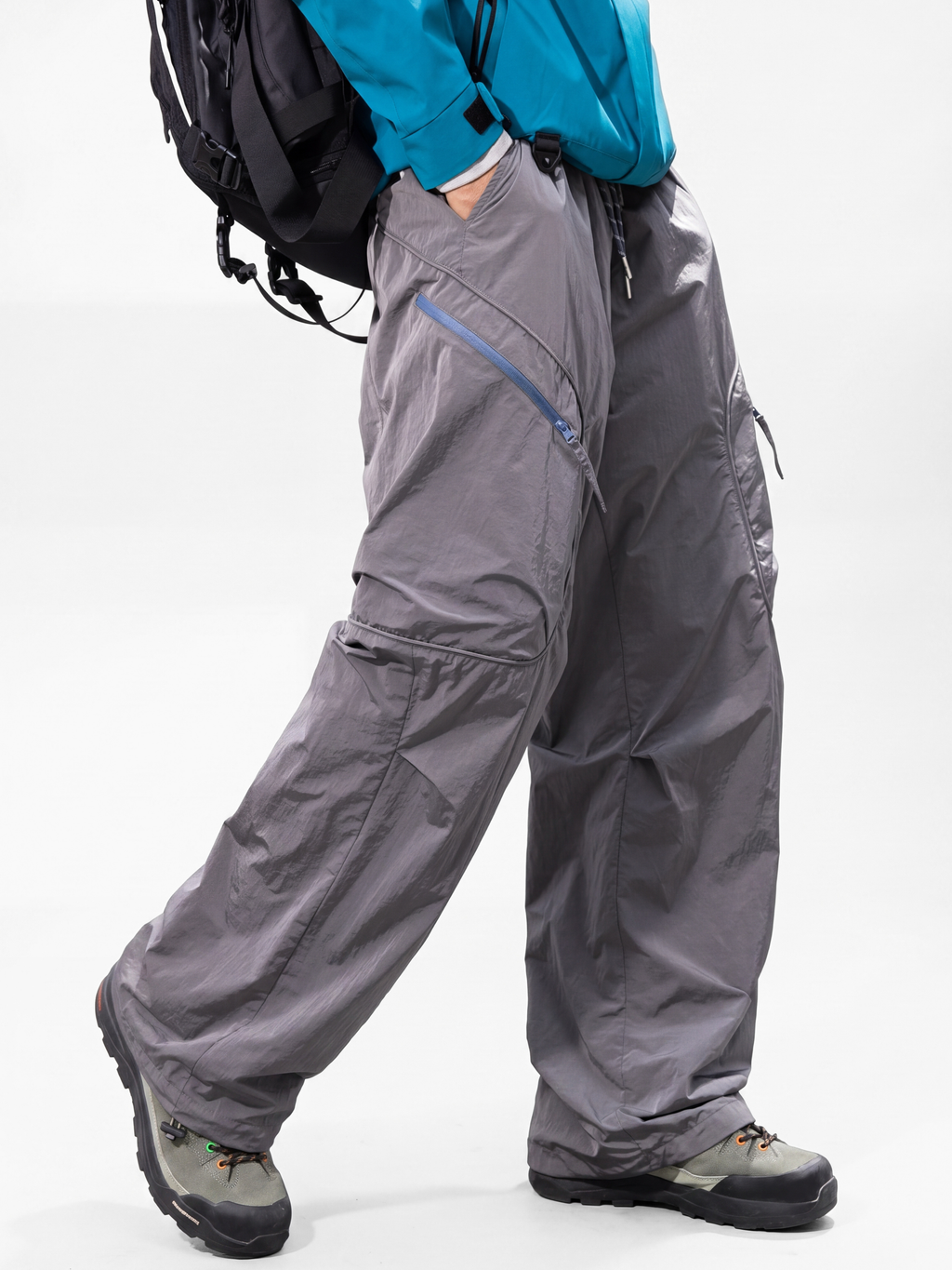 AlpRidge - Men's Water-Repellent Durable Shell Cargo Pants