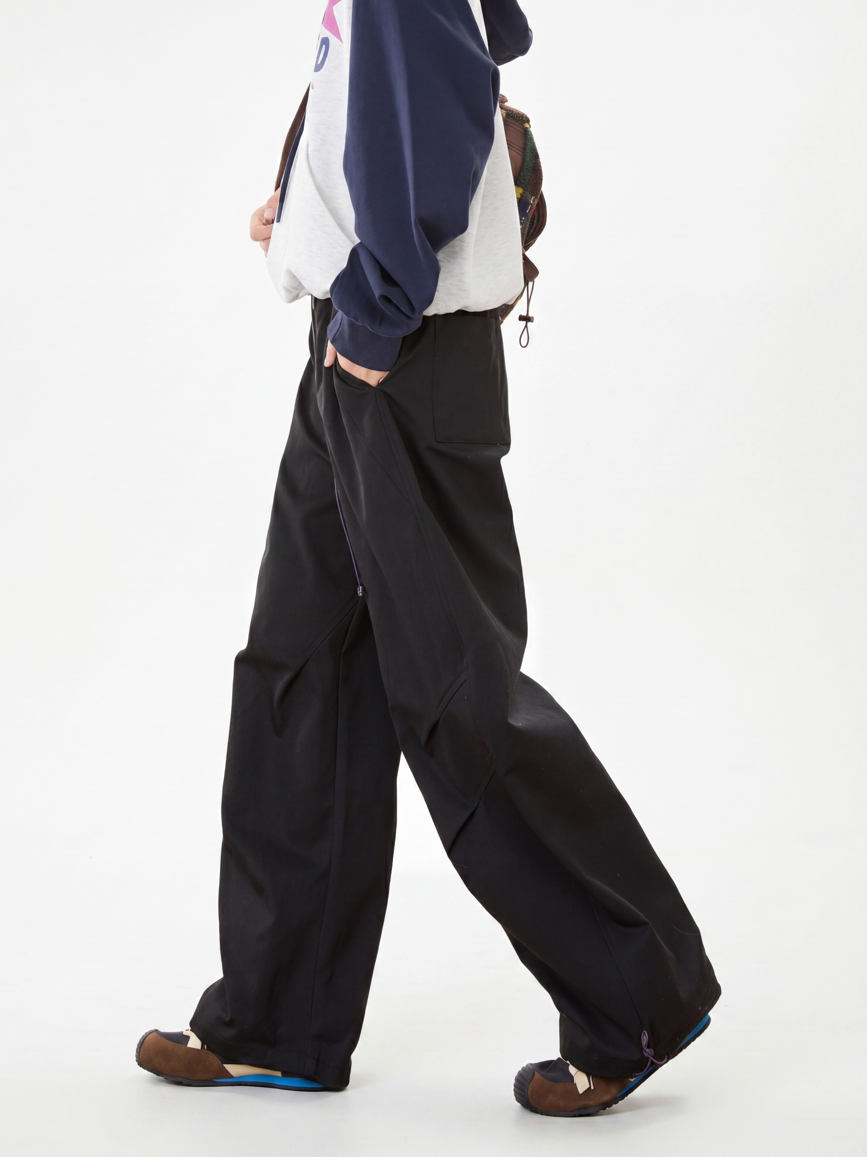 FlintPeak - Unisex Ruched Drawstring Utility Pants