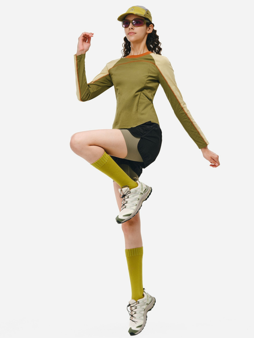 OwlPerch - Women's Color-Block Quick-Dry Long Sleeve T-Shirt