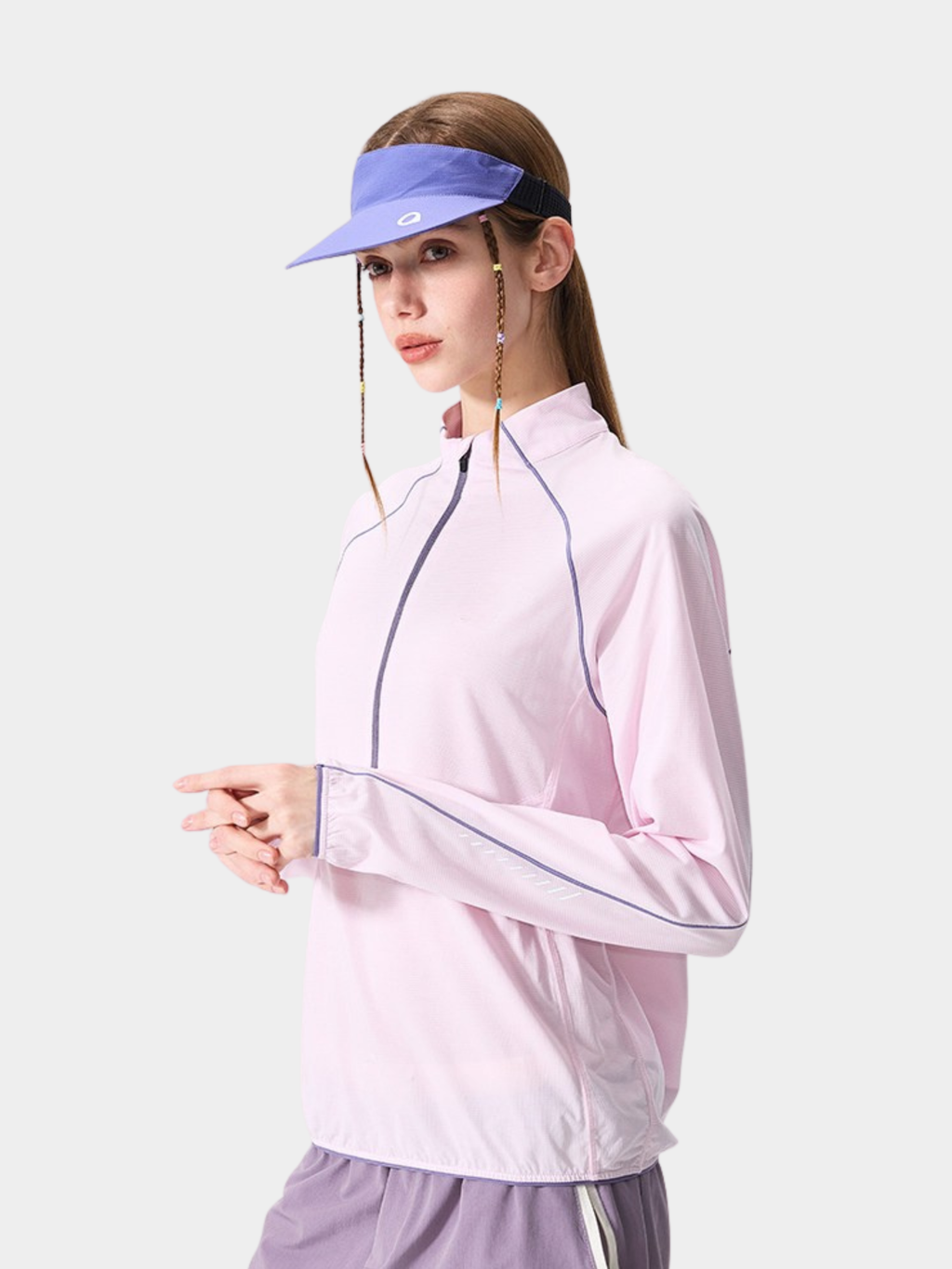 Snappy - Unisex Moisture-Wicking Quick-Dry Half-Zip Long Sleeve T-Shirt