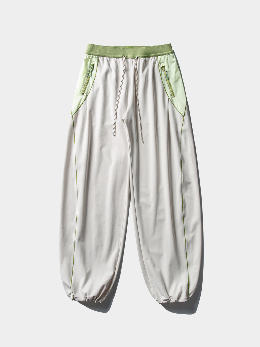 RunFlow - Unisex Contrast Stitch Lightweight Quick-Dry Paratrooper Pants