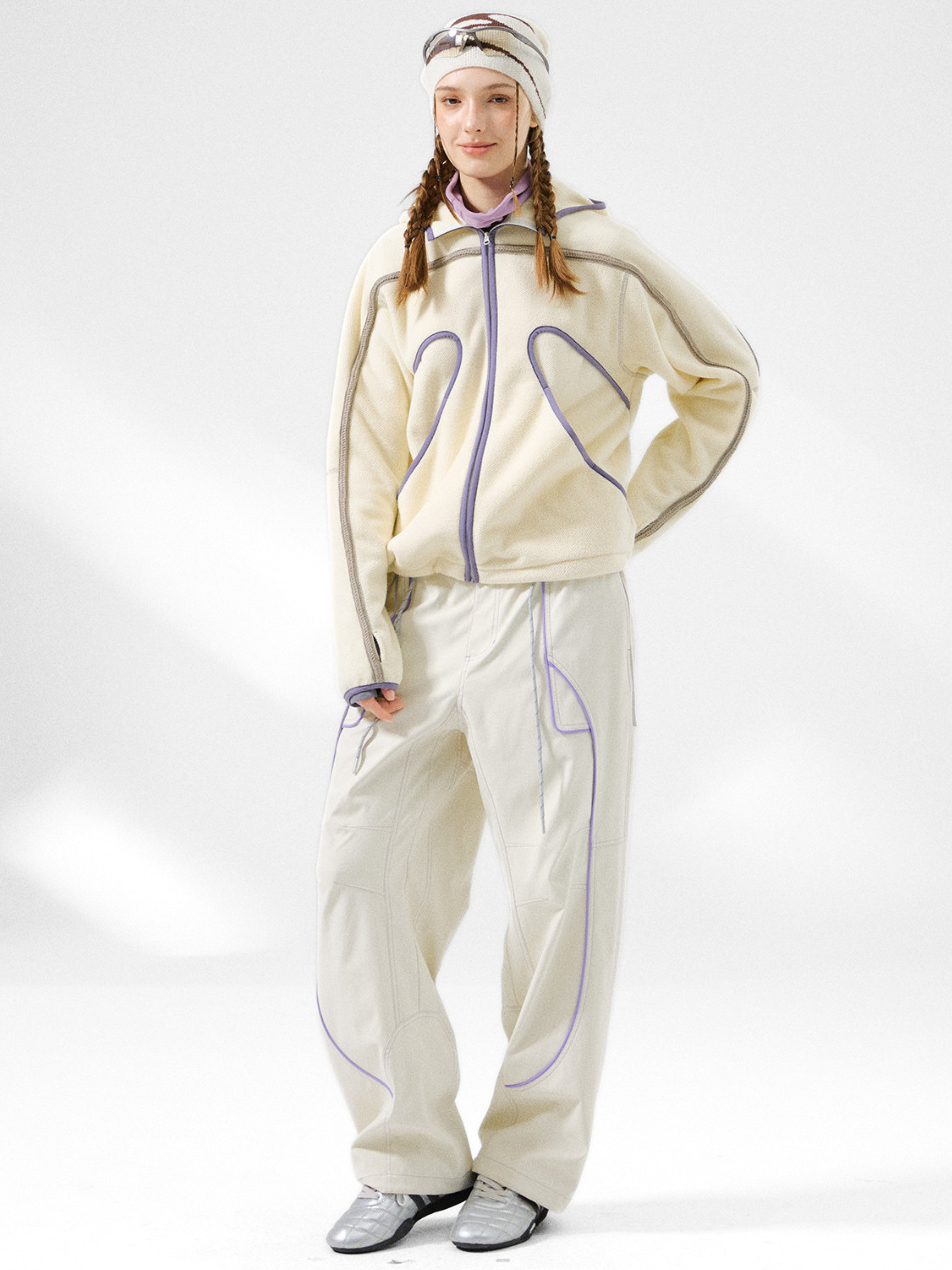 CrowPeak - Women's Colorblock Textured Zip-Up Jackets