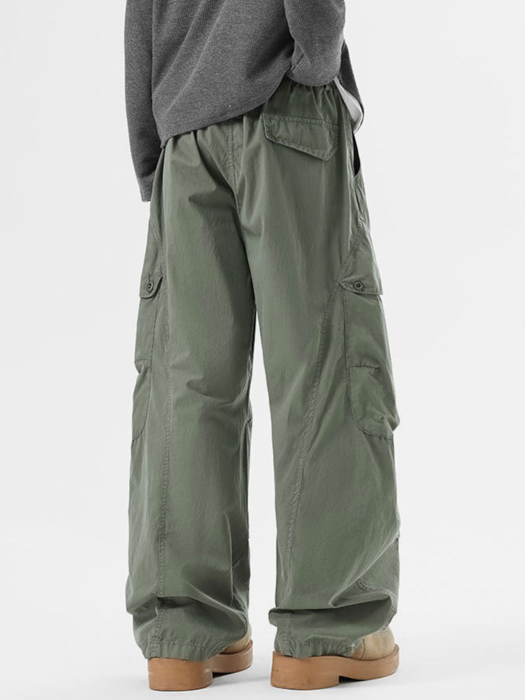 Aegeax - Men's Multi-Pocket Cotton Blend Utility Cargo Pants