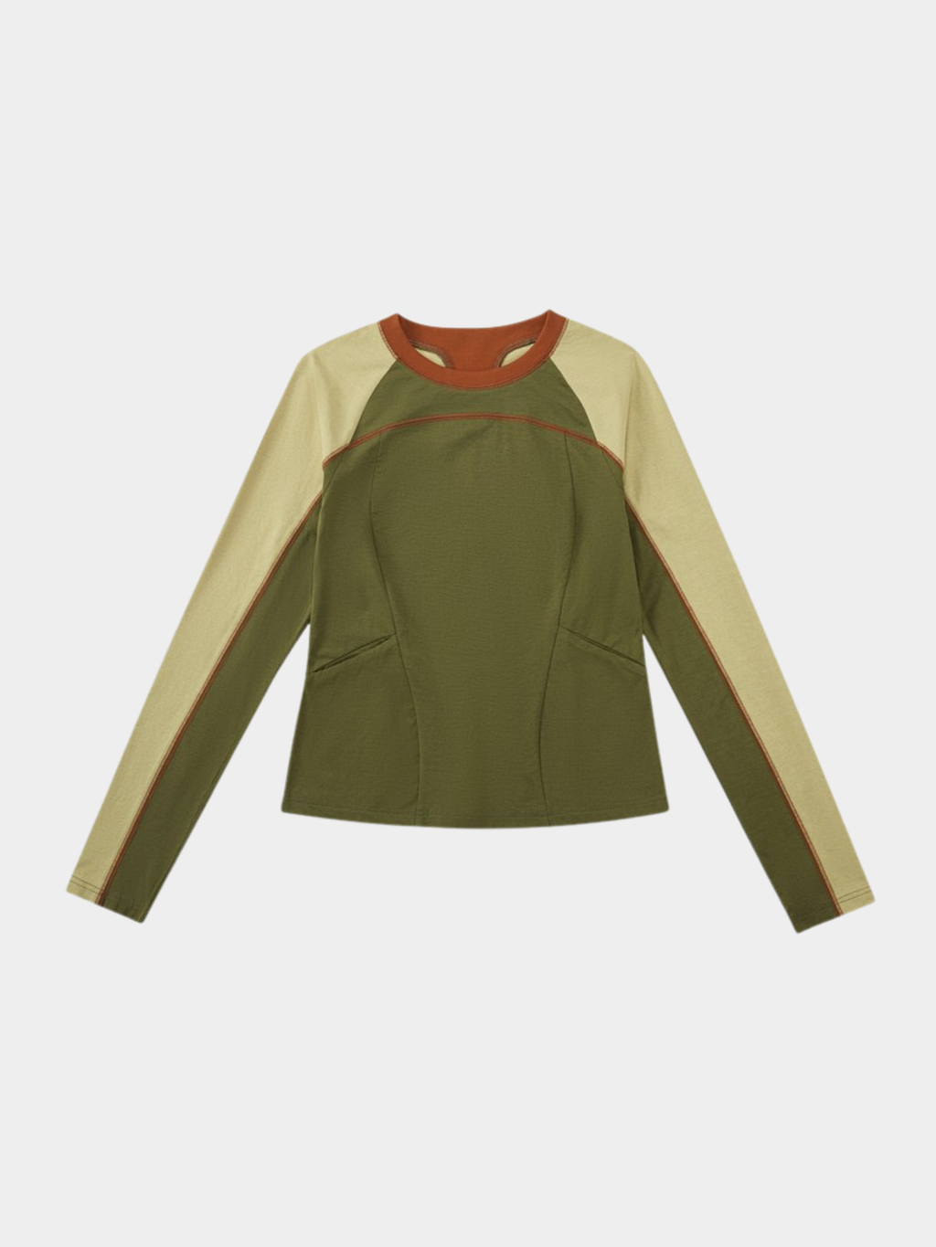 OwlPerch - Women's Color-Block Quick-Dry Long Sleeve T-Shirt
