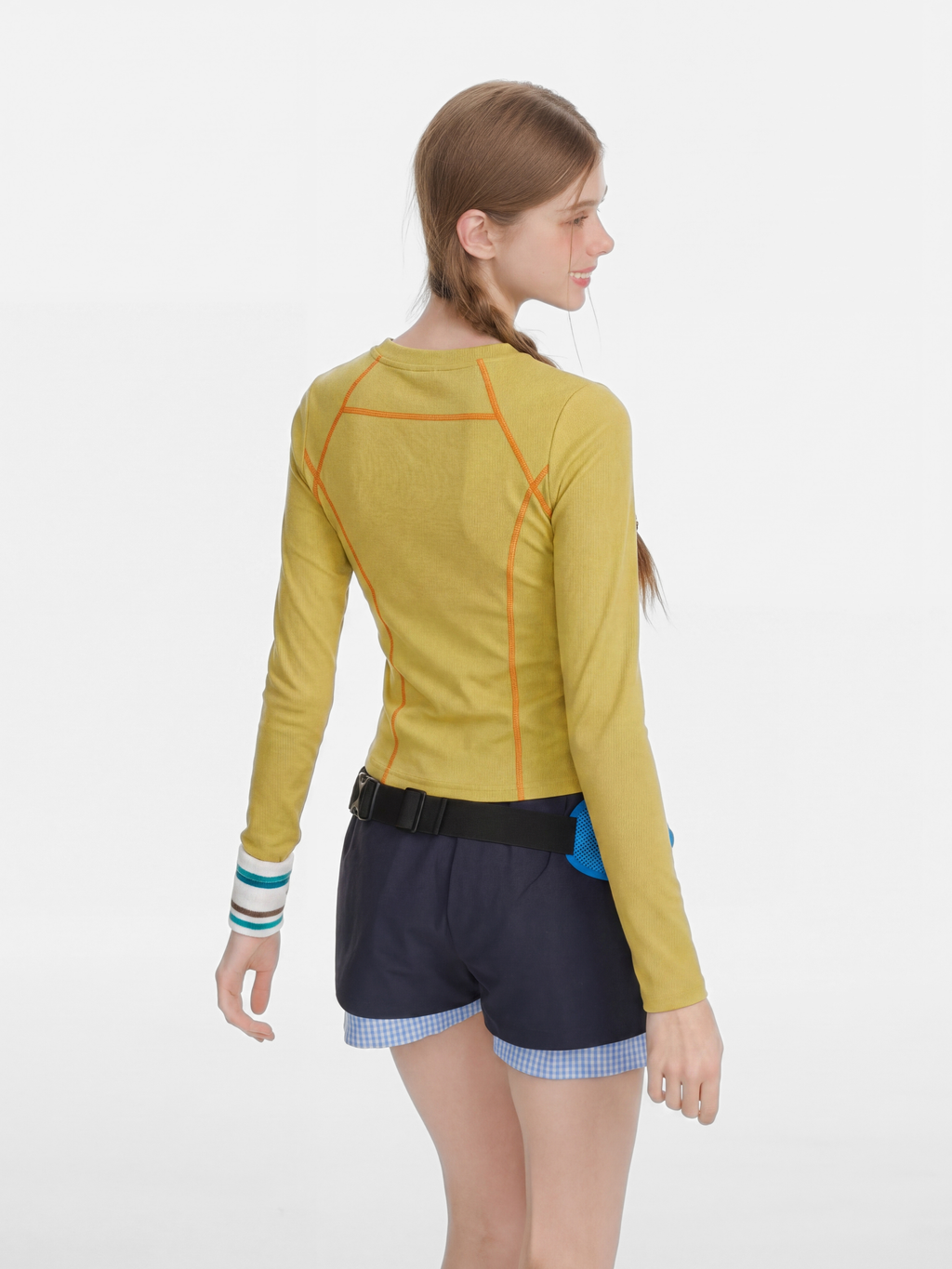 Darkrun - Women's Slim Fit Cropped Long Sleeve T-Shirt