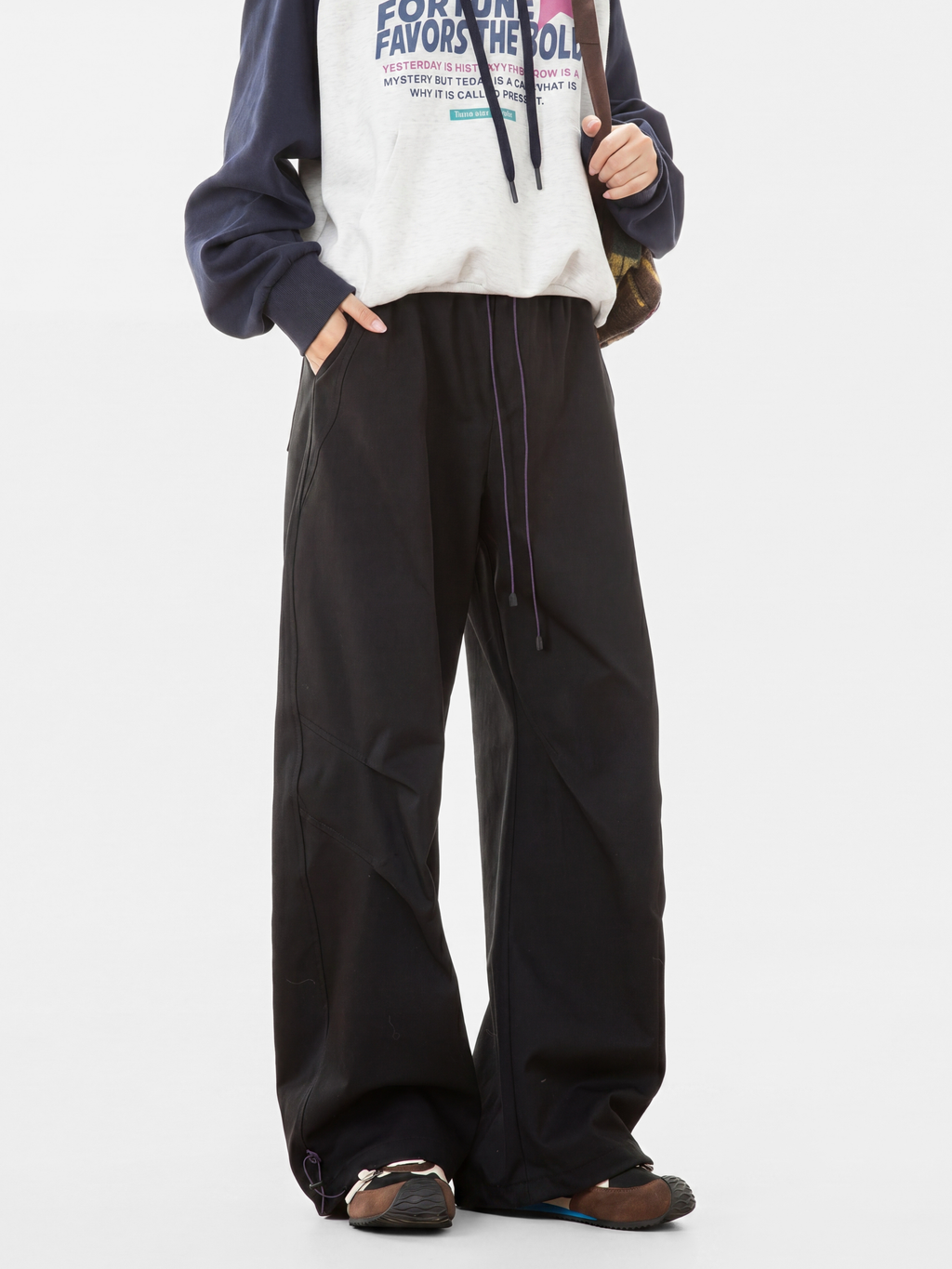 FlintPeak - Ruched Drawstring Utility Pants