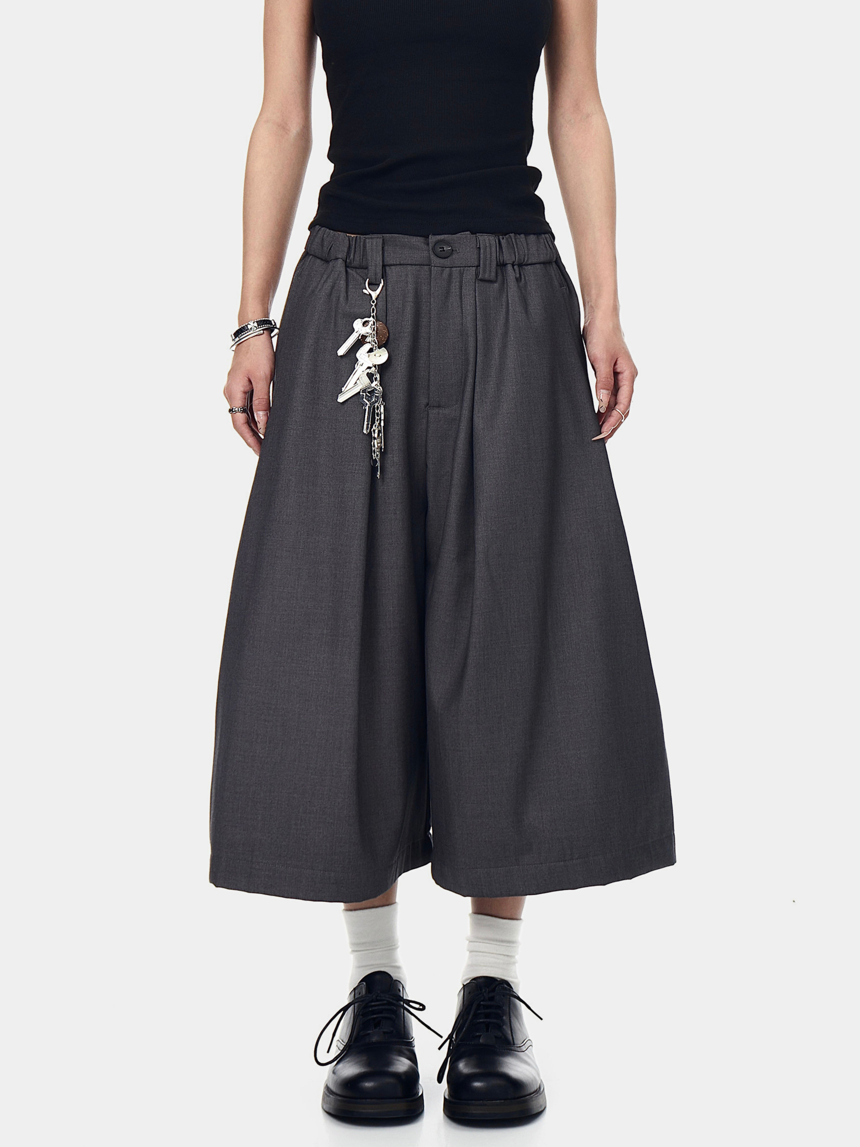 Thunderbark - Women's Wrinkle-Resistant Wide-Leg Cropped Pants