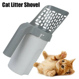 Cat Litter Scoop with Built-In Waste Bin – Easy Sift & Bag Design