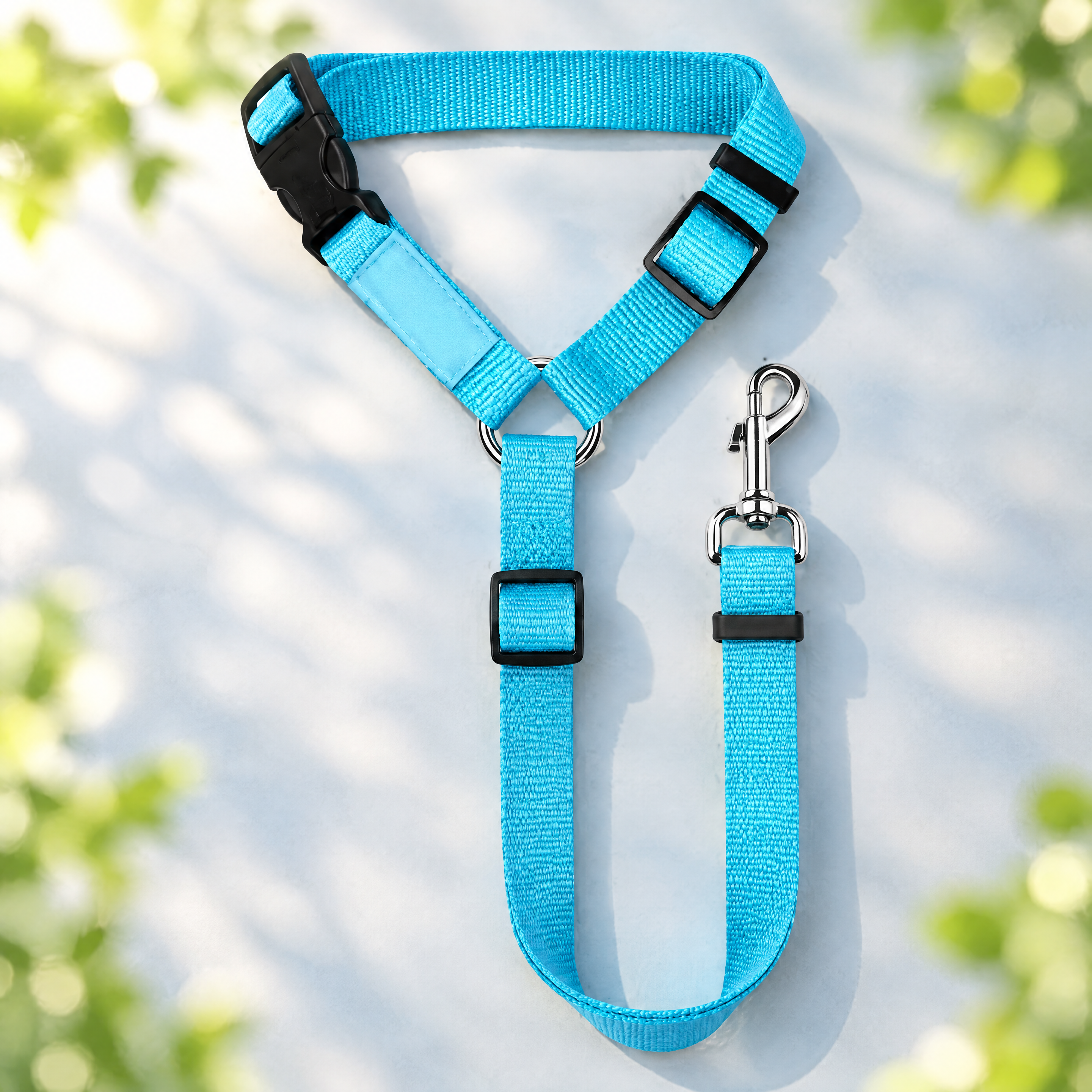Adjustable Dog Car Seat Belt – Headrest Restraint Leash