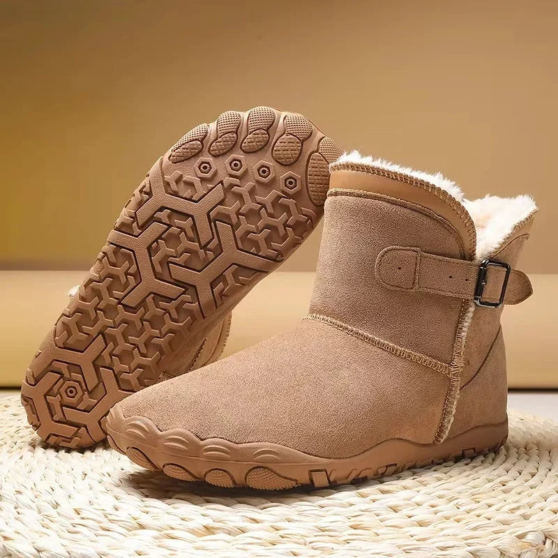 Non-slip & Waterproof Winter Barefoot Boots with Orthopedic Arch Support